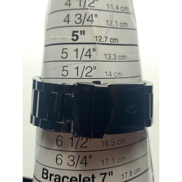 Nixon Black Tone “Yes It’s Real” The player Stainless Watch Working New Battery - Picture 7 of 8